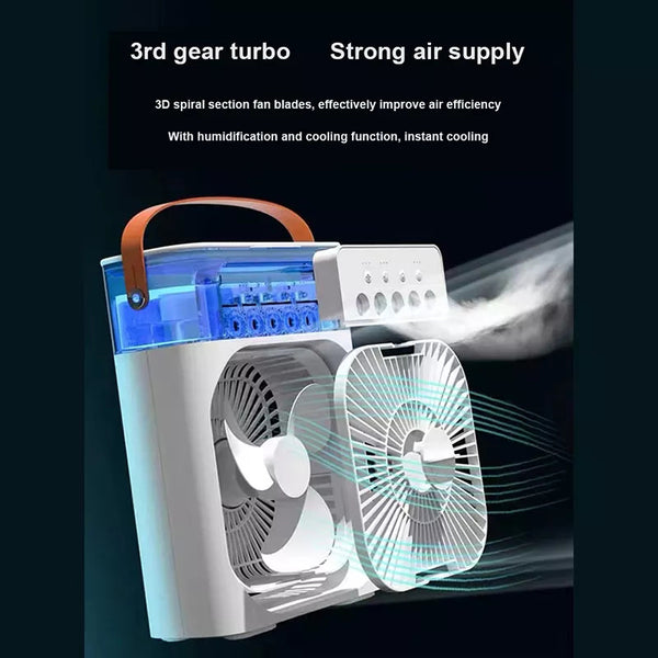 Super Cooling 3-in-1 LED Lamp Spray Fan™️